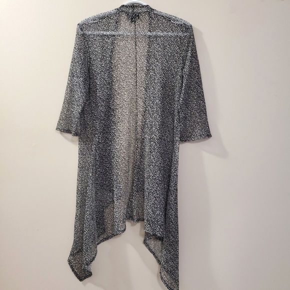 Ronen Chen - Open Front Mesh Cardigan - Picture 4 of 6